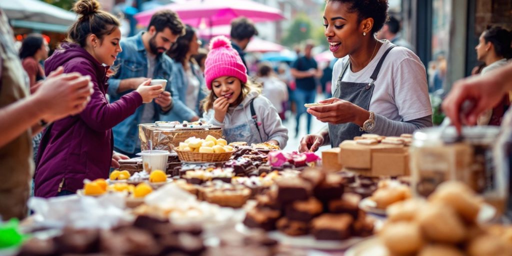 como vender brownie na rua